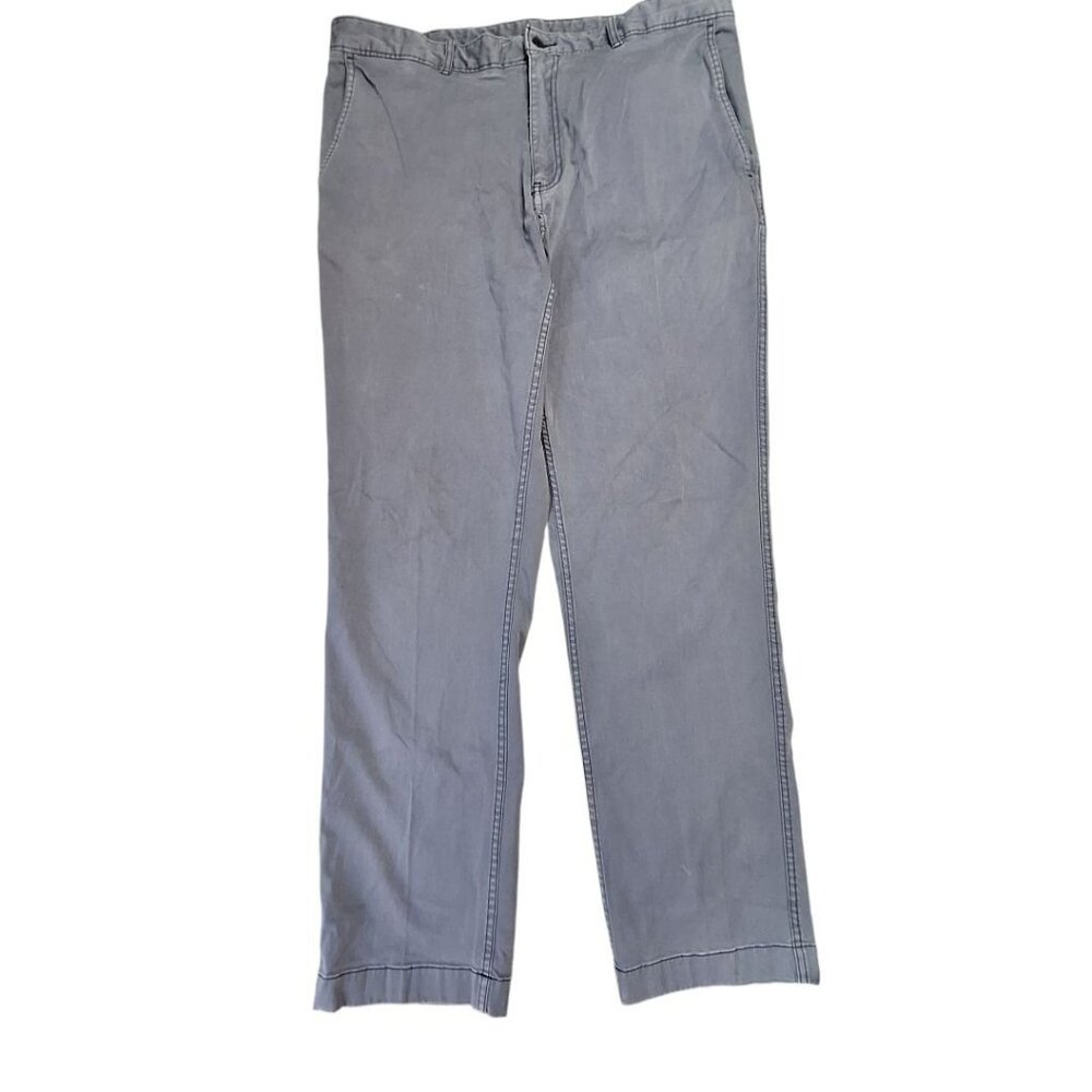 Cremieux‎ Gray Pants Mens 36 x 32 Cotton Blend Pockets